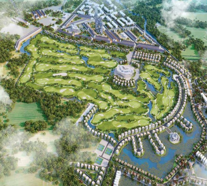 Dự án sân Golf 18 hố, kết hợp khu tái định cư, nhà ở sinh thái gắn liền với Quần thể khu du lịch sinh thái, biệt thự nghỉ dưỡng Vườn Vua Resort & Villas